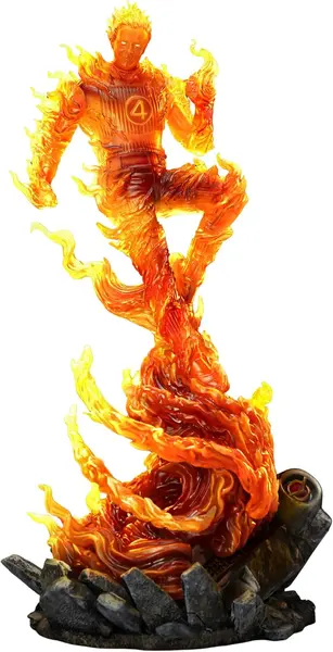 Statuetă Iron Studios DC Comics: Fantastic Four - Human Torch 1/10