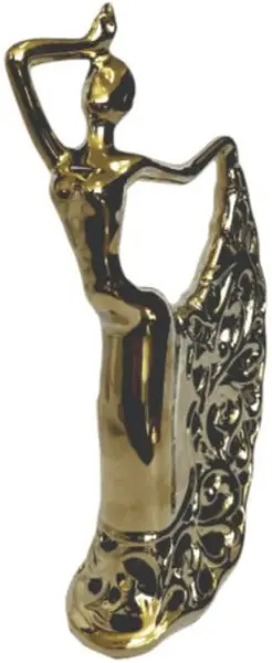 Statuetă Morello - Dancing Lady Gold, 30 х 16.5 х 8 cm