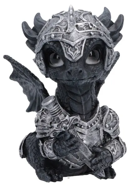 Statuetă Nemesis Now Fantasy: Dragons - Sir Swordflame, 14 cm