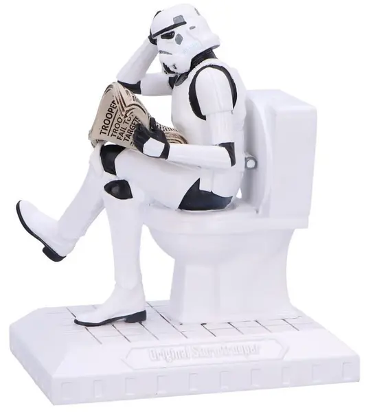 Statuetă Nemesis Now Movies: Star Wars - Stormtrooper (Pooper Trooper), 14 cm