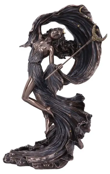 Statuetă Nemesis Now Mythology: Greek Gods - Nyx (Greek Goddess of the Night), 27.5 cm