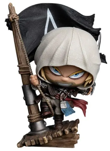 Statuetă Pure Arts Games: Assassin’s Creed: Black Flag - Edward Kenway (Q-lectors), 15 cm