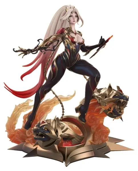 Statuetă Pure Arts Games: League of Legends - Kai'Sa (Immortalized Legend), 29 cm
