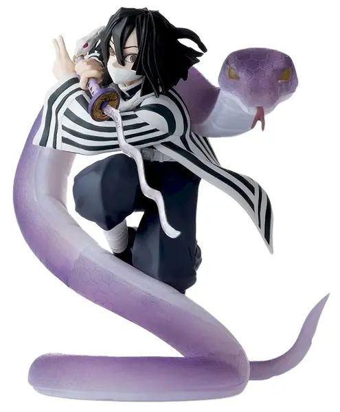 Statuetă Sega Animation: Demon Slayer - Obanai Iguro, 14 cm