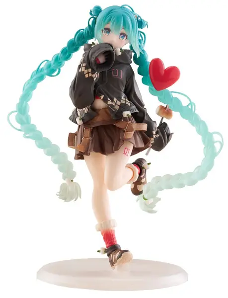 Statuetă Taito Animation: Hatsune Miku - Hatsune Fashion Outdoor Spring Ver., 18 cm