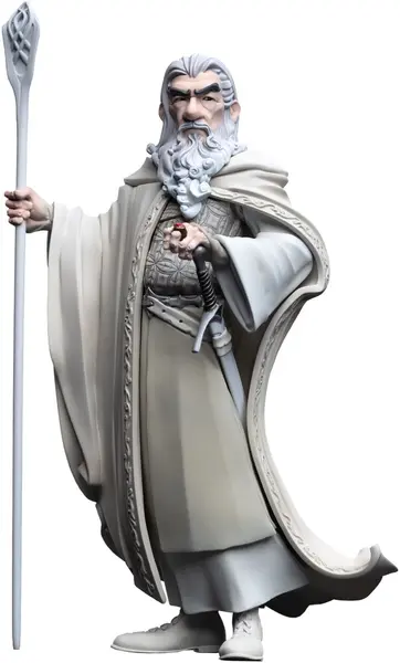 Statuetă Weta Movies: Lord of the Rings - Gandalf the White, 18 cm