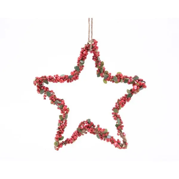 Stea decorativa - Iron Red Star | Kaemingk