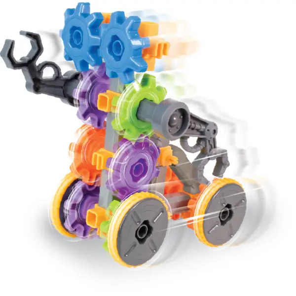 STEM kidz Set de constructie 3 in 1 STEM - Robotel & masinute saniter