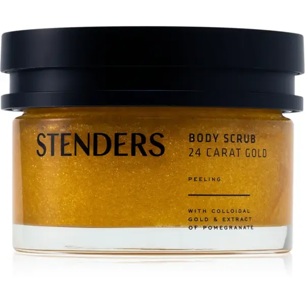STENDERS 24 Carat Gold exfoliant corporal pentru piele mătăsoasă și netedă cu aur de 24 de karate 200 ml