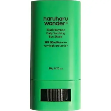 Stick de fata cu SPF 50+ PA++++ Haruharu Wonder Black Bamboo Daily Soothing, 20 g