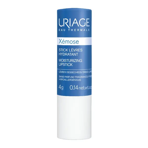 Stick hidratant pentru buze Xemose, 4 g, Uriage