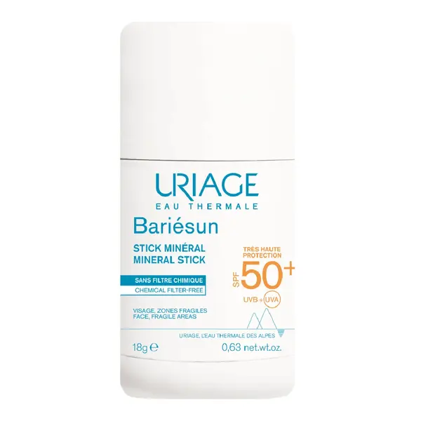 Stick mineral pentru protectie solara SPF50 Bariesun, 18g, Uriage