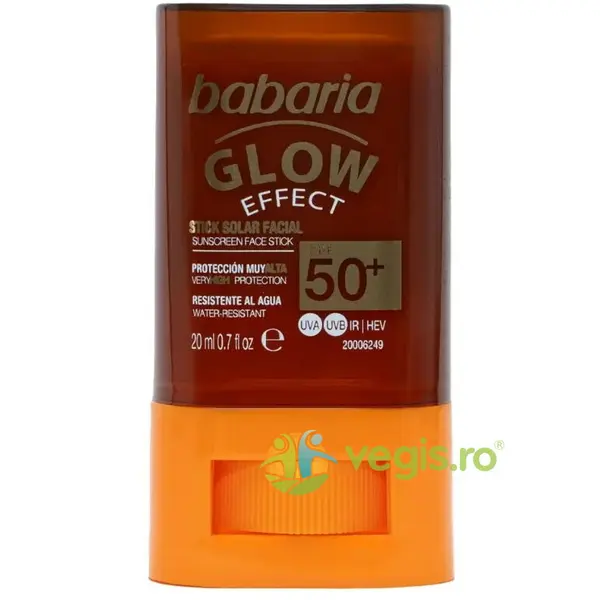Stick Protectie Solara pentru Ten cu Efect de Stralucire SPF50+ UVA si UVB Glow Effect 20ml