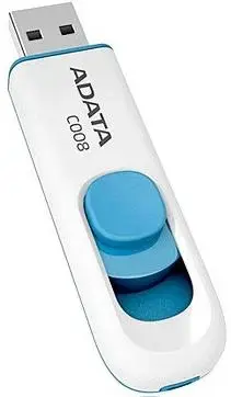 Stick USB A-DATA C008 64GB (Alb)