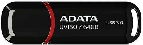 Stick USB A-DATA DashDrive Value UV150 64GB, USB 3.0 (Negru)