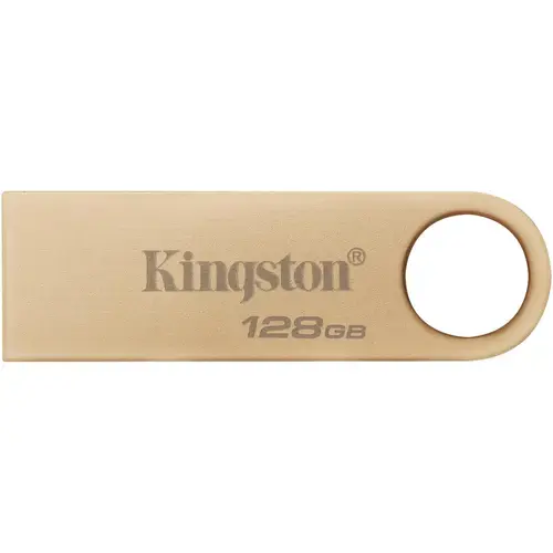 Stick USB Kingston DataTraveler SE9 G3, 128GB, USB 3.2 Gen1, Metalic, Auriu