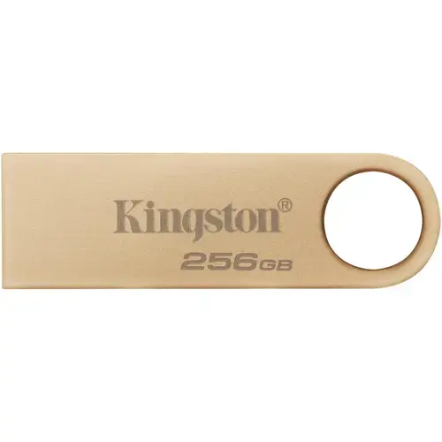 Stick USB Kingston DataTraveler SE9 G3, 256GB, USB 3.2 Gen1, Metalic, Auriu