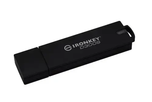 Stick USB Kingston IronKey D500S, 32 GB, USB 3.2 (Negru)