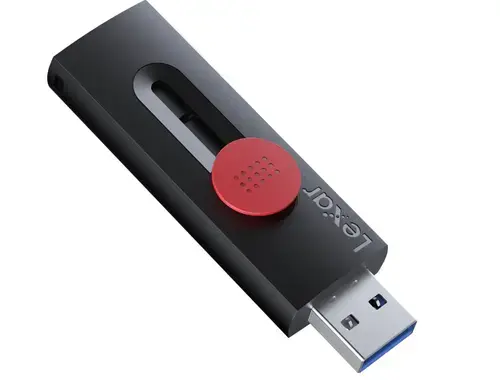 Stick USB Lexar JumpDrive Dual D300, 256 GB, USB Type-A / USB Type-C (Negru)
