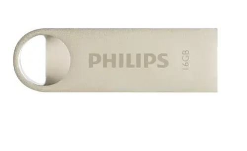 Stick USB Philips Moon edition 2.0, USB 2.0, 16GB (Argintiu)