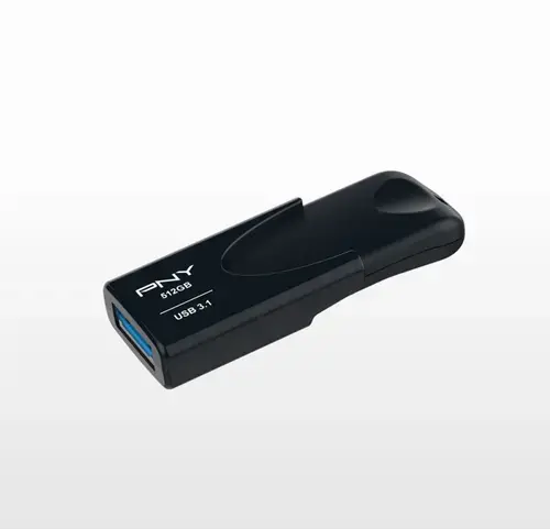 Stick USB PNY Attache 4, 512GB, USB 3.1 (Negru)