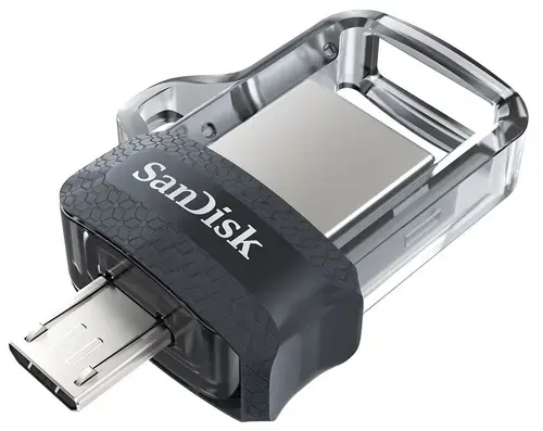 Stick USB Sandisk Ultra Dual Drive, 64GB, USB 3.0 (Gri)