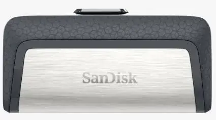 Stick USB Sandisk Ultra Dual Drive, 64GB, USB Type C (Gri/Negru)