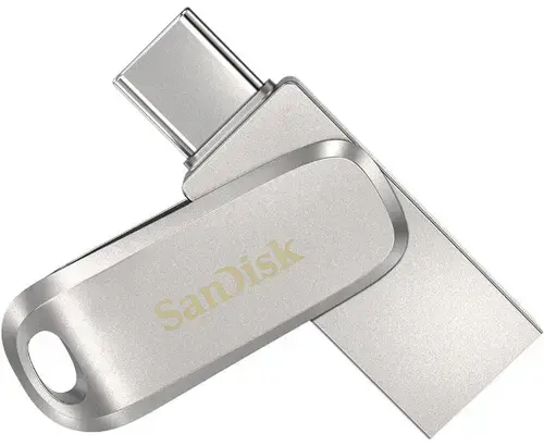 Stick USB SanDisk Ultra Dual Drive Luxe SDDDC4-032G-G46, 32GB, USB 3.1/USB Type-C (Argintiu)