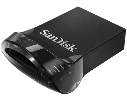 Stick USB SanDisk Ultra Fit, 256GB, USB 3.1 (Negru)