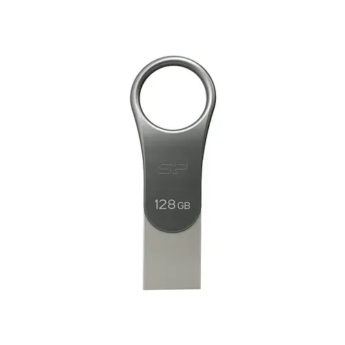 Stick USB Silicon Power Mobile C80, 128GB, USB 3.0 Type-C (Argintiu)