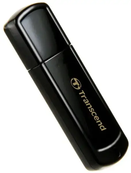 Stick USB Transcend JetFlash 350, 32GB, USB 2.0 (Negru)