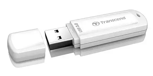 Stick USB Transcend Jetflash 730, 128GB, USB 3.1 (Alb)