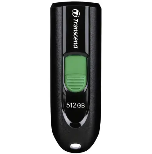 Stick USB Type-C Transcend JetFlash 790, 512GB (Negru/Verde)
