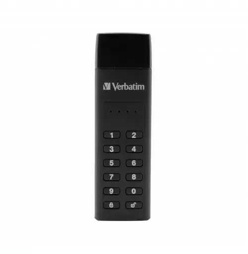 Stick USB Verbatim Keypad Secure, 128GB, USB 3.0 (Negru)