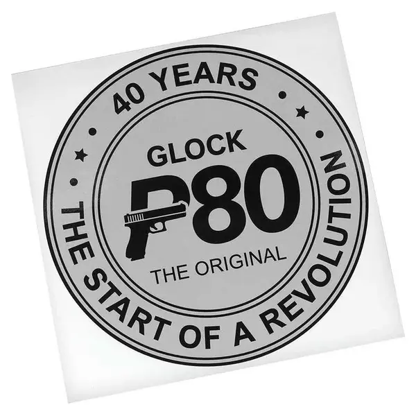 Sticker aniversar GLOCK P80 - Default Title