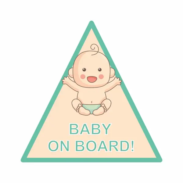 Sticker Auto BABY ON BOARD SA6 20 CM