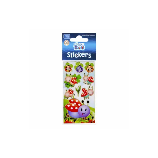 Sticker buburuze pentru copii,dimensiuni diferite,7-8 bucati set