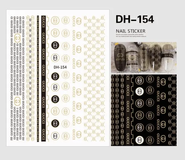 Sticker decor unghii DH-154 - DH-154 - Everin.ro