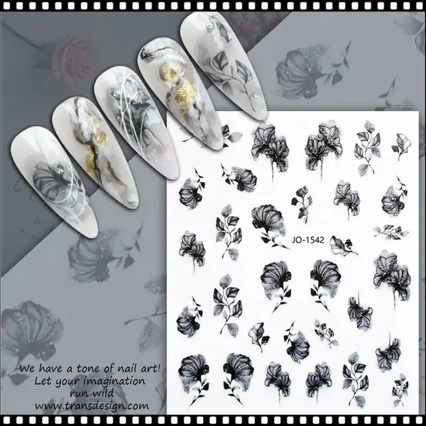 Sticker decor unghii JO-1542 - JO-1541 - EVERIN