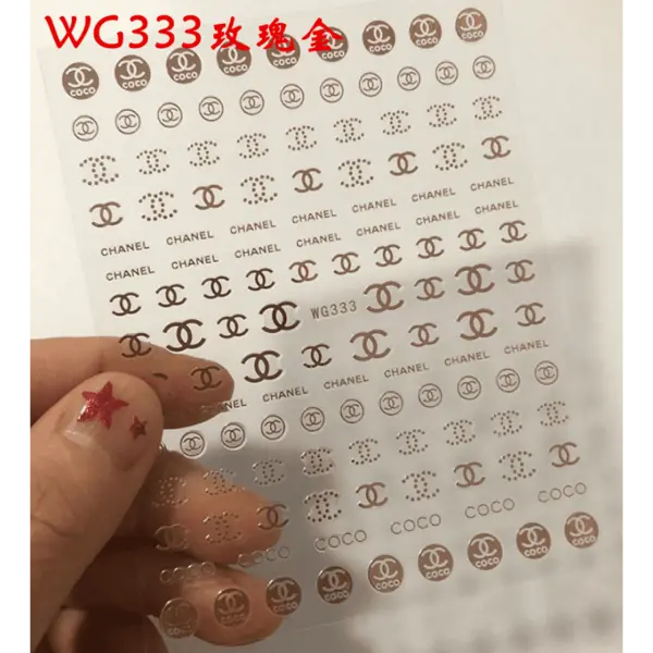 Sticker decor unghii WG333 - WG333 - Everin.ro