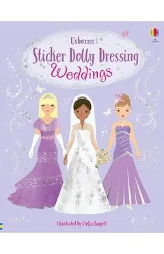 Sticker Dolly Dressing Weddings - Fiona Watt