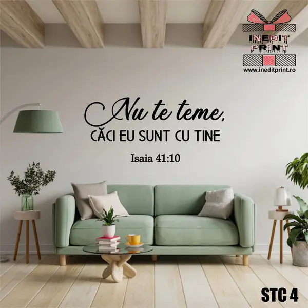 Sticker Isaia 41:10 STC4 190x88 cm