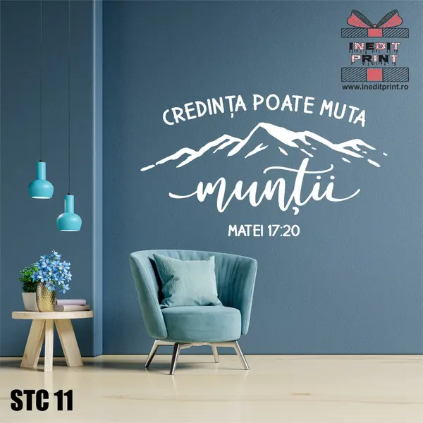 Sticker Matei 17:20 STC11 191X110cm