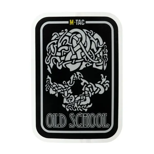 Sticker OLD SCHOOL SKULL M-TAC - LARGE