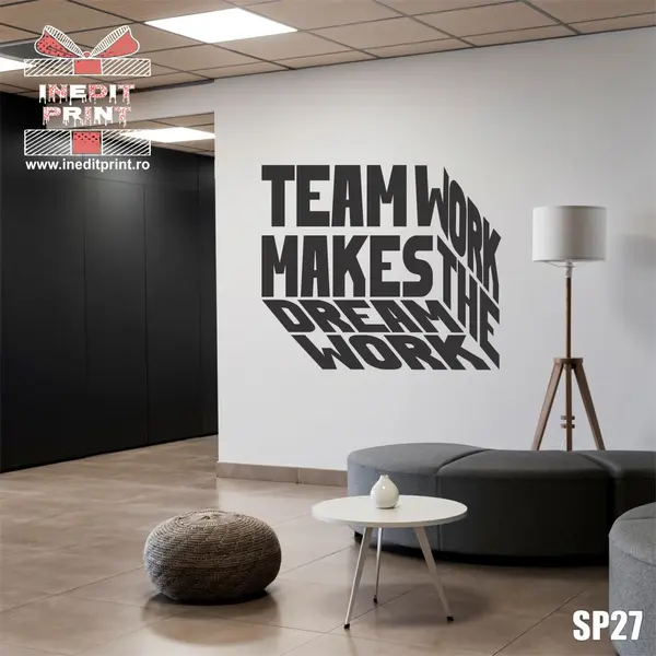 Sticker TEAM WORK SP27 120x102 cm