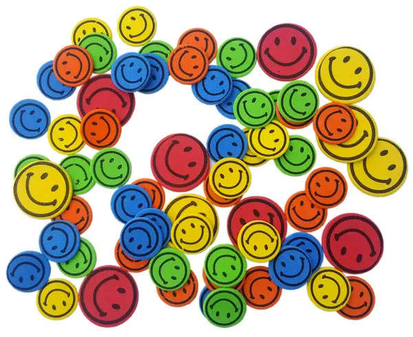 Stickere emoticoane pentru activitati crafts,spuma,8g