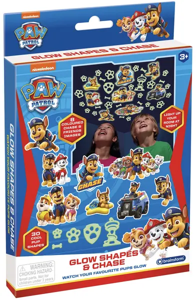 Stickere fosforescente Brainstorm - Paw Patrol și Chase