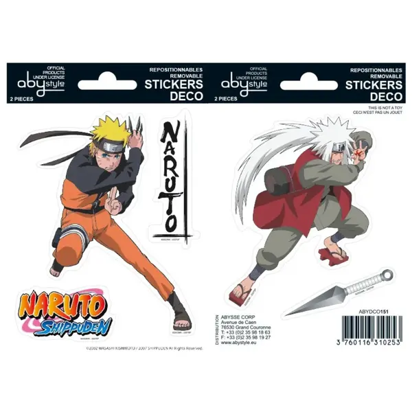 Stickere Naruto Shp 16x11 cm Naruto Jiraiya