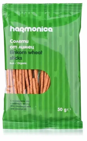 Sticksuri din faina de alac Bio, 50g, Harmonica