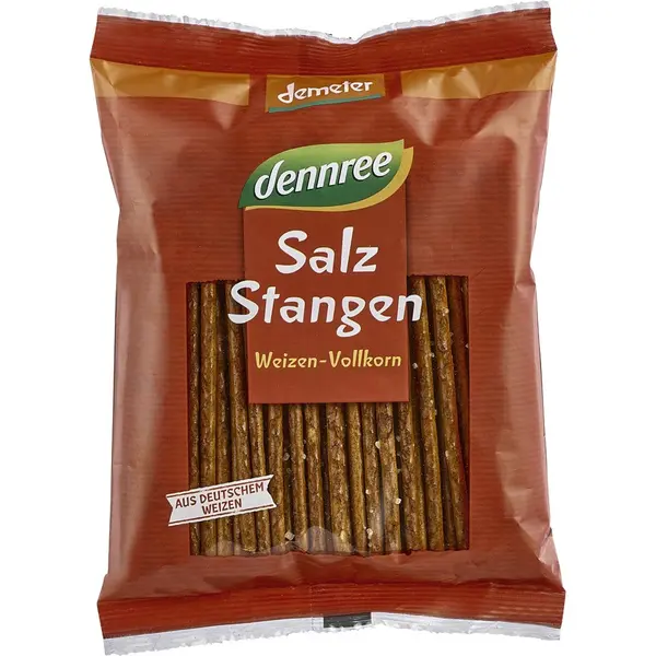 Sticksuri din grau integral cu sare, eco - 100 g